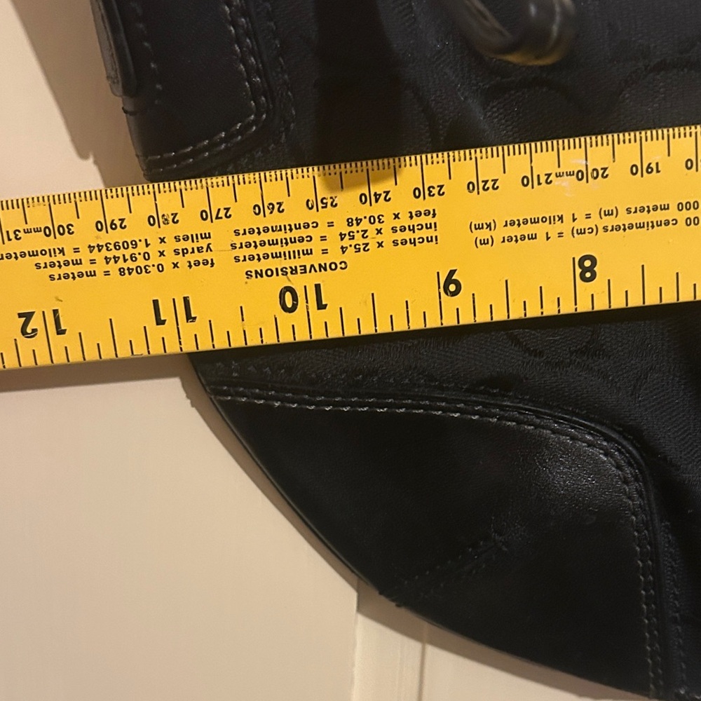 Coach Black Signature Hobo Bag - Picture 6 of 16